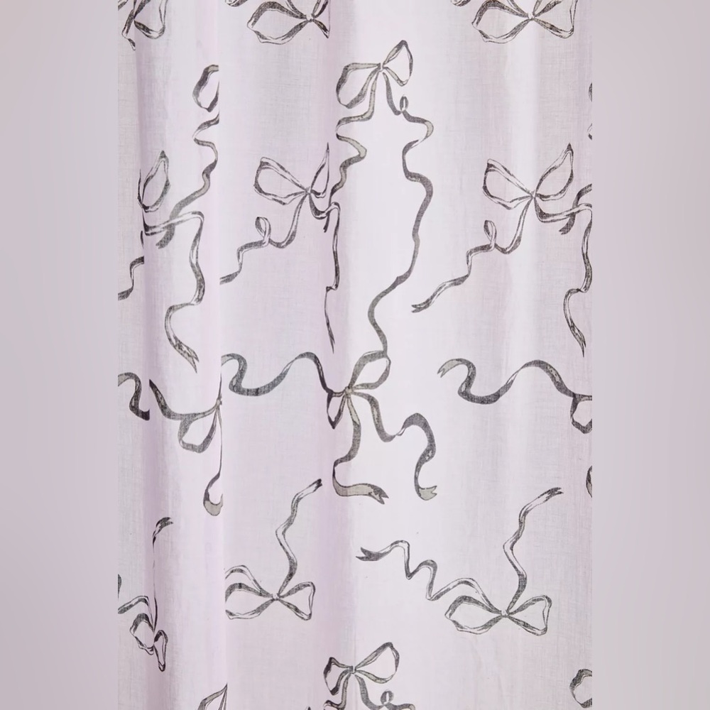 Urban outfitters bows Roman shades curtains purple - Picture 5 of 6